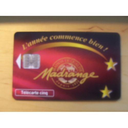 Télécarte 5u Madrange