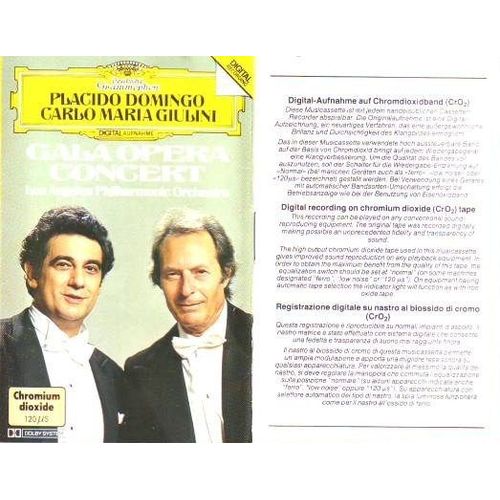 Placido Domingo - Carlo Maria Giulini - Gala Opera Concert