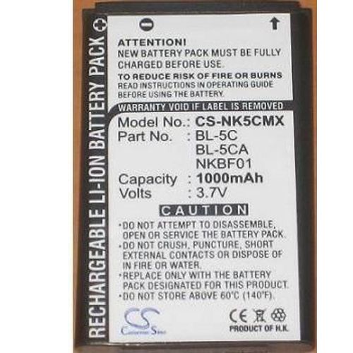 Batterie Li-Ion  Pour Nokia N70 N91