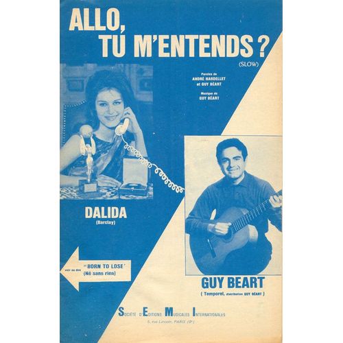 Dalida  Allo Tu M'entends