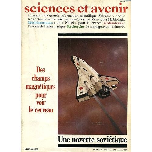 Sciences Et Avenir  N° 428 : Des Champs Magnetiques Pour Voir Le Cerveau;Des Bateaux Romains Sur Le Rhin;Guerre Ou Paix:Le Lion Sait Choisir;Faire Pleuvoir:Moins Facile Que Prevu;L'energie Des Roseaux