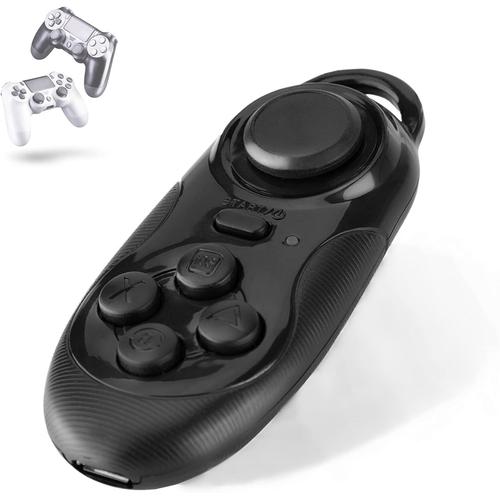 Gamepad sans Fil Bluetooth t¿¿l¿¿commande Selfie Obturateur de cam¿¿ra Souris sans Fil Gamepad 3D VR Lunettes T¿¿l¿¿commande pour Iphone Android PC TV Box (Noir)