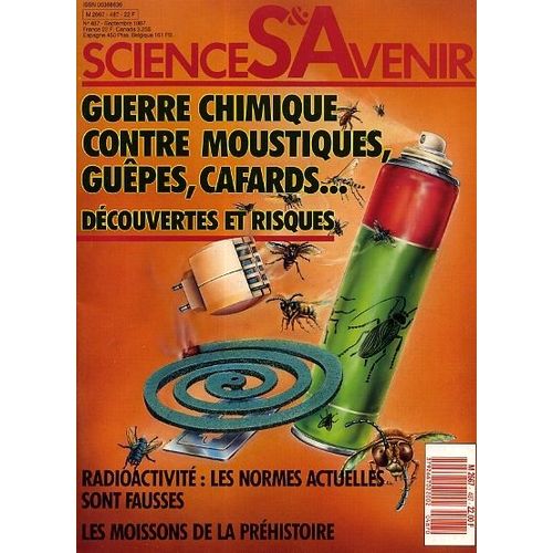 Sciences Et Avenir N° 487 : Guerre Chimique Contre Moustiques, Guêpes, Cafards... Découvertes Et Risques