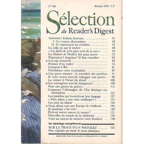 Selection Du Reader's Digest  N° 384 : Fevrier 1979
