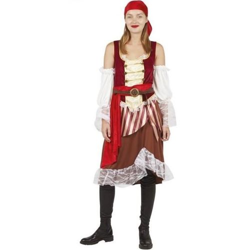 Déguisement Pirate Femme - Ptit Clown - Robe L/Xl - Multicolore - Marron