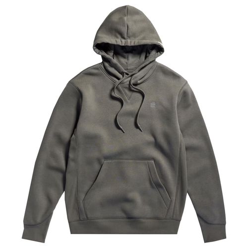 Sweat Capuche Hooded G Star Premium Core Hdd Sw Ls Gris Anthracite Foncé