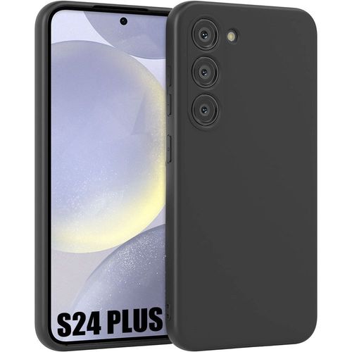 Coque Pour Samsung Galaxy S24 Plus (S24+) Protection Silicone Fine Léger Efficace Antichoc Noir - E.F.Connection