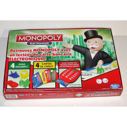 Monopoly Electronique Refresh - Version avec banque électronique et cartes  bancaires