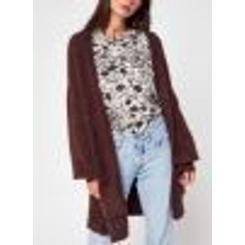 Fuzzy Long Cardigan Par