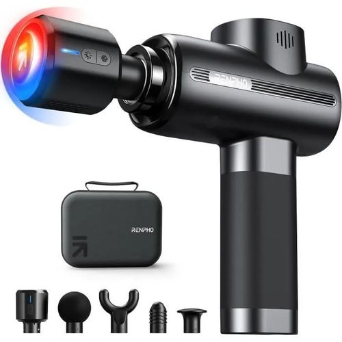 Pistolet De Massage - Renpho - Modèle Avec Tête Chaude Et Froide - 5 Vitesses - Ultra Silencieux