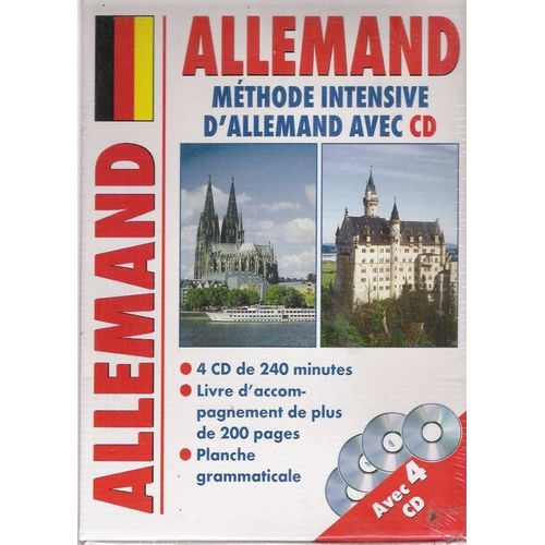 Allemand - Methode Intensive D'allemand Avec Livre Et 4 Cd