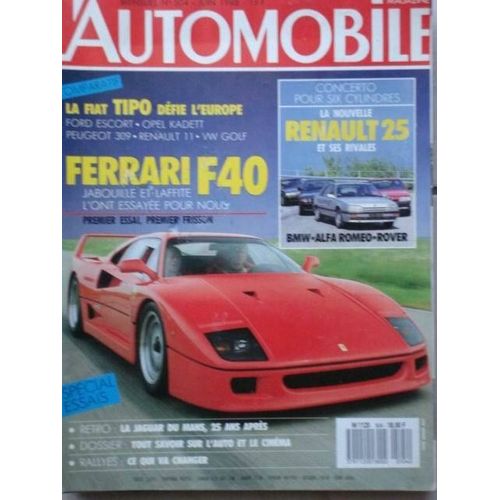 L'automobile Magazine  N° 504 : Ferrari F40  > La Nouvelle R25 Et Ses Rivalles