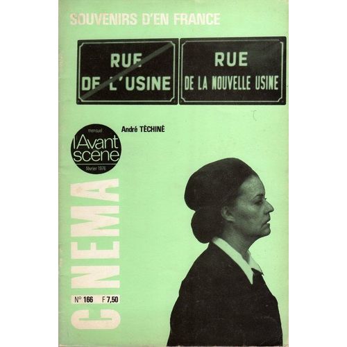 L'avant-Scène Cinéma N° 166. Souvenirs D'en France - La Parcelle - La Chevauchée Sauvage.