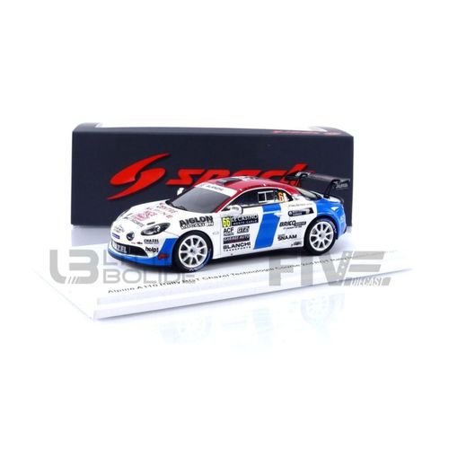 Spark 1/43 S6725 Alpine A110 Rally Rgt - Monte Carlo 2023 Diecast Modelcar-Spark