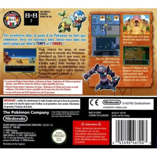 Pok�mon donjon mystere explorateur du temps Nintendo DS