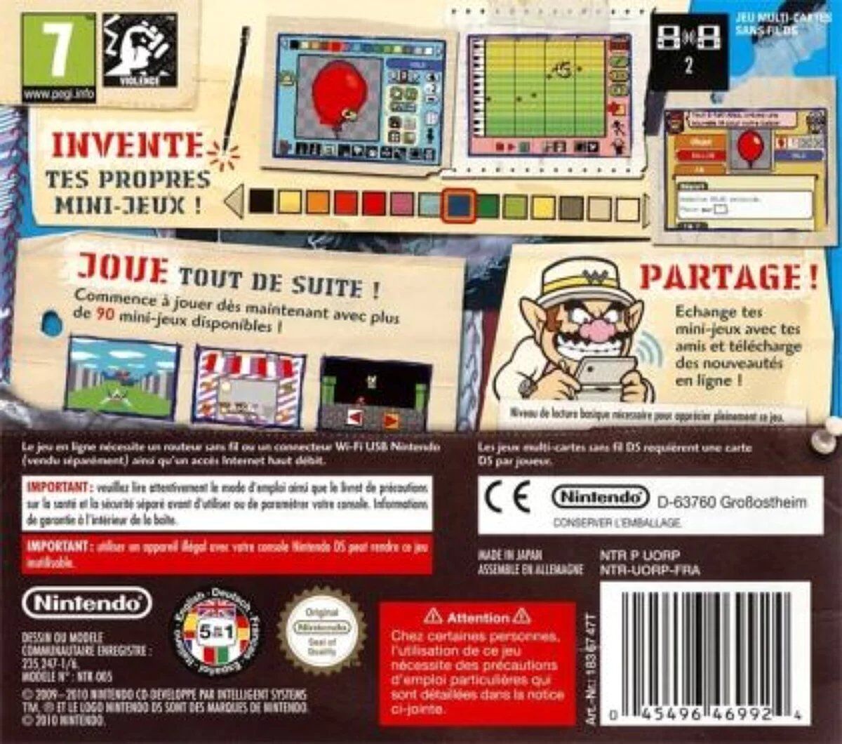 Wario: ware do it yourself Nintendo DS