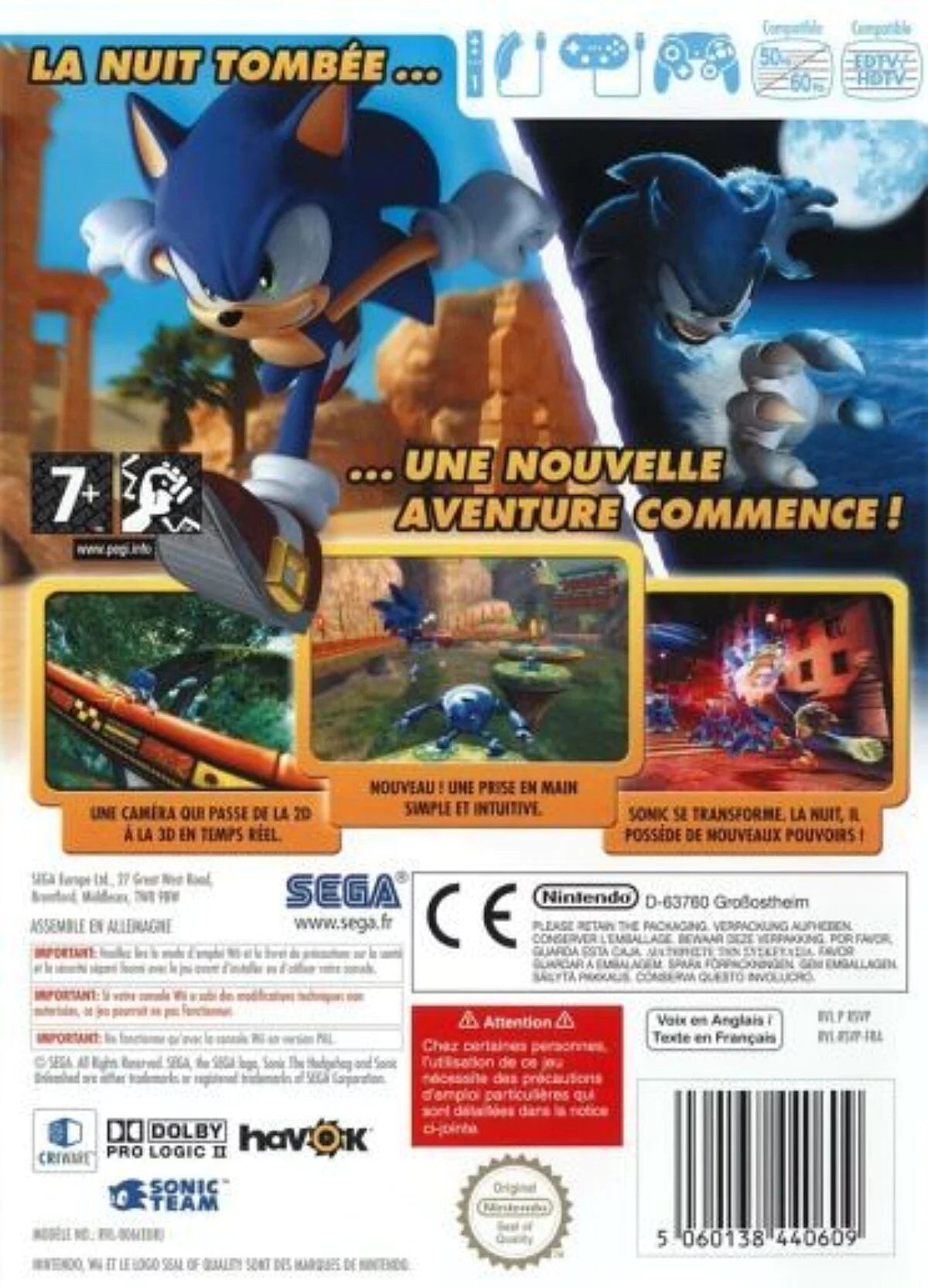 Sonic Unleashed Wii