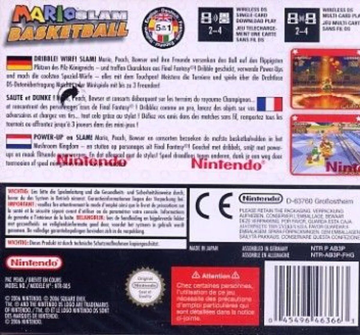 Mario slam basketball Nintendo DS