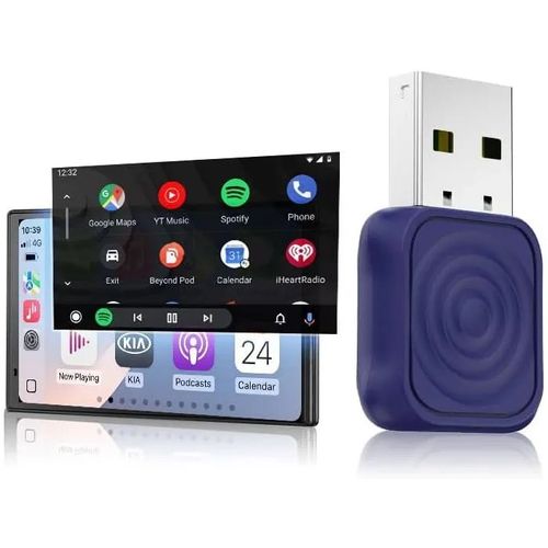 Carlinkit Mini Ultra Adaptateur Sans Fil CarPlay & Android Auto - D...