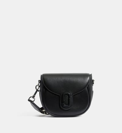 MARC JACOBS - Sac besace The J Marc Small Saddle Bag - Noir