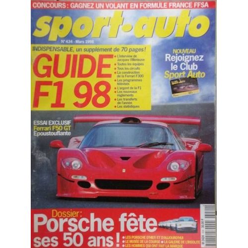Sport-Auto N° 434 : Guide F1 98