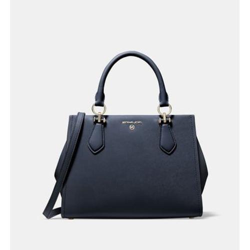 Michael Michael Kors - Sac besace Satchel en cuir - Bleu