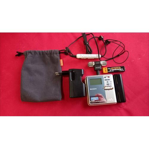 Lecteur De Musique Numérique Mini-Disc Sony MZ-RH910 HI-MD Walkman + Accessoires