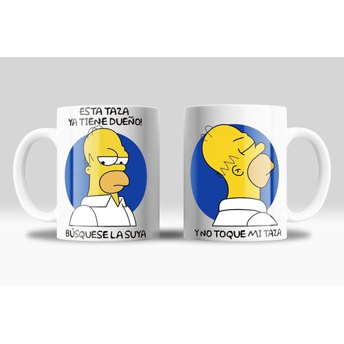 Mug Homer Simpsons - Avec Un Dessin D'homère Et La Phrase: "Cette Tasse A Maintenant Un Propriétaire..." Pour Les Fans Des Simpsons | Céramique 330ml