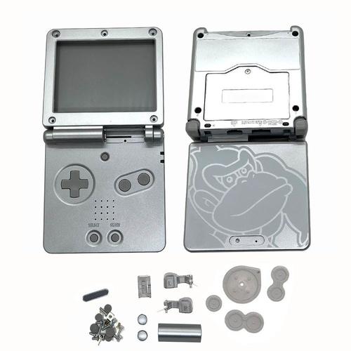 Silver Kingkong - Nouvelle Coque De Remplacement Pour Game Boy Advance, Housse Pour Console De Jeu Nintendo Avec Boutons, Accessoire De Haute Qualité, Sp, Gba