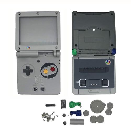 Sfc Gray - Nouvelle Coque De Remplacement Pour Game Boy Advance, Housse Pour Console De Jeu Nintendo Avec Boutons, Accessoire De Haute Qualité, Sp, Gba