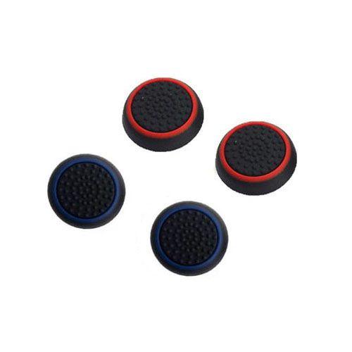 Bleu Rouge - Thumb Stick Grip Cap Joystick Cover Case Pour Sony Playstation, Dualshock 3/4, Ps3, Ps4, Ps5, Slim Xbox One 360, Switch Pro Contrmatérielle