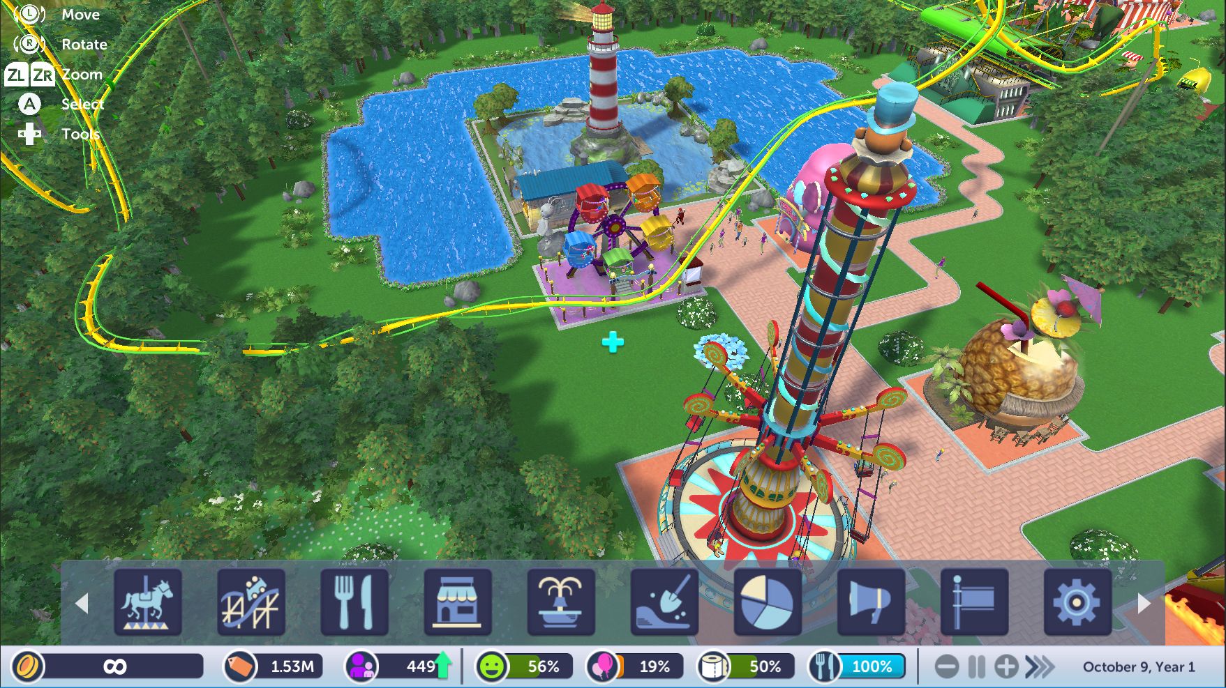 Konami RollerCoaster Tycoon Adventures Standard Multilingue Nintendo Switch... - 4