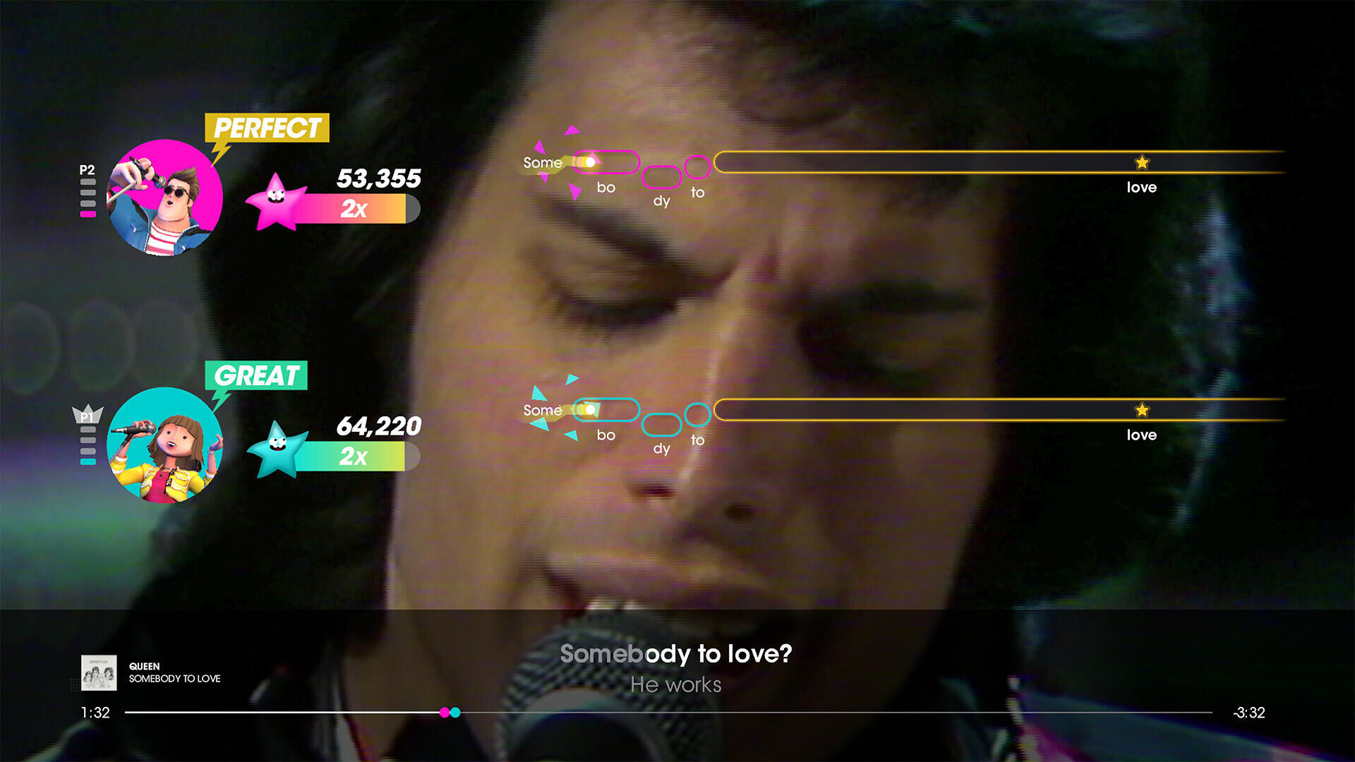 Let's Sing : Queen + 2 Microphones Switch - 8