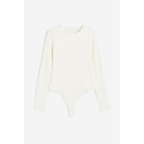 Body String En Jersey - Blanc