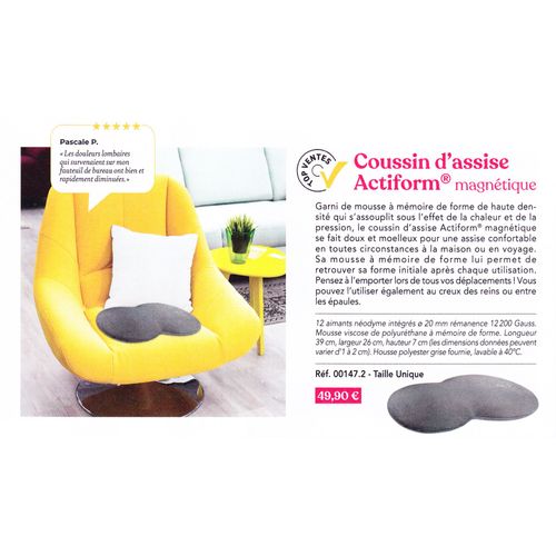 Coussin Magnétique Pour Assise