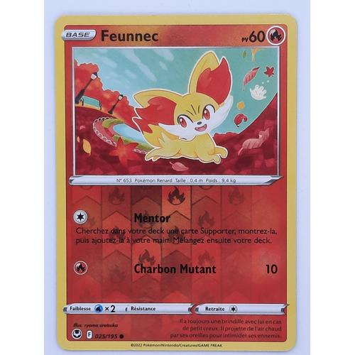 Feunnec Reverse - Pokémon - Set Tempête Argentée - 025/195 - Eb12 -Française