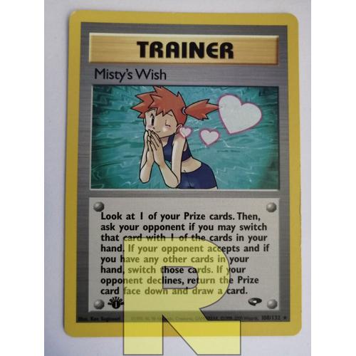 Pokemon Misty's Wish Gym Challenge 108 / 132 Rare