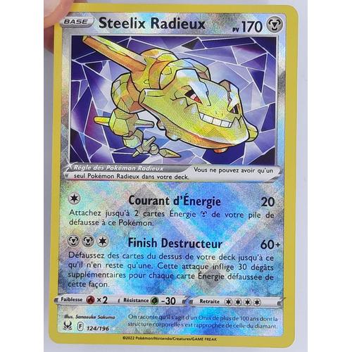 Steelix Radieux - Pokémon - Set Origine Perdue - 124/196 - Eb11 - Française