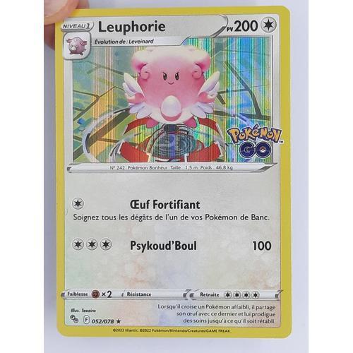 Leuphorie Holo - Pokémon - Set Pokémon Go - 052/078 - Eb10.5 - Française