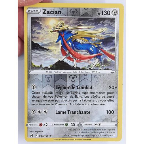 Zacian Reverse - Pokémon - Set Zénith Suprême -094/159 - Eb12.5 - Française