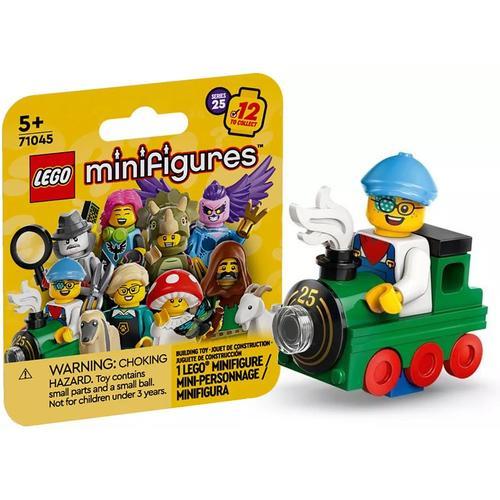 Figurine Lego Minifigure Série 25 - Le Garçon Conducteur De Petit Train (10) - 71045