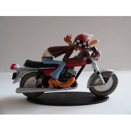 Joe Bar Team, Figurine En Résine, René Denlabule/Yamaha 250 Rd