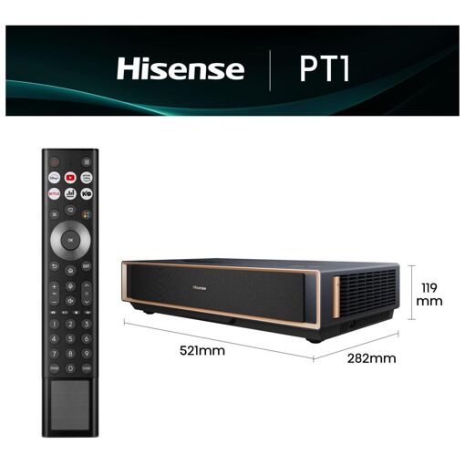 Vid�oprojecteur laser Hisense PT1 Gris\t - 2