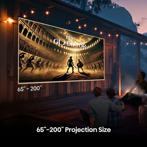 Mini-projecteur 3D Hisense M2 Pro Laser 4K UHD Gris\t - 8