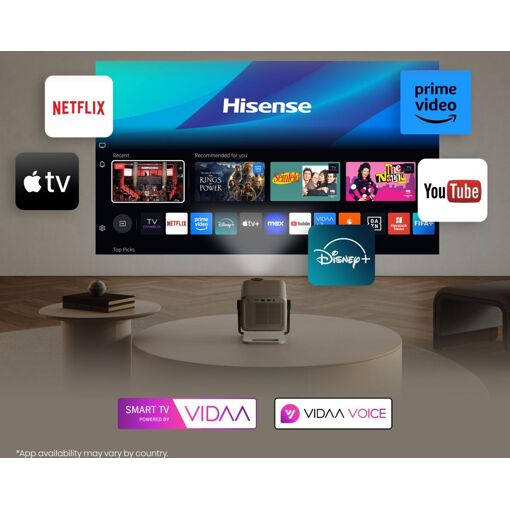 Mini-projecteur 3D Hisense M2 Pro Laser 4K UHD Gris\t - 9