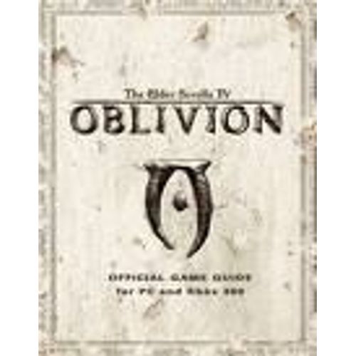 Oblivion Guide Officiel Du Jeu Pour 360 Et Pc