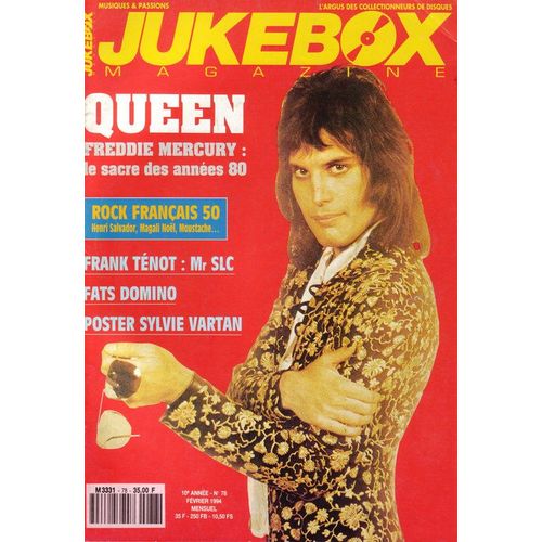 Jukebox/Queen/Freddie Mercury/Henri Salvador/Magali Noel/Moustache/Frank Tenot/Fats Domino/Sylvie Vartan/Hallyday/  N° 78