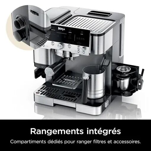 Base De Tassage Métal Pour Machine à Café Ninja Luxe ES601 | Support Stable, Extraction Optimale - 2