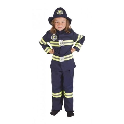 Déguisement De Pompier Enfant Ptitclown - Bleu Marine - Marque Ptitclown - Jeunes Sapeurs Pompiers
