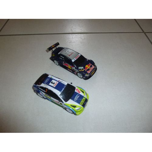 Lot De 2 Voitures De Rallyes Circuit Carrera 12 Volts